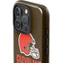 NFL Cleveland Browns Distressed iPhone 16 Pro Impact Case